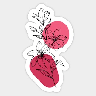 Boho flowers Sticker